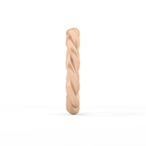 Twisted Shank Wedding Band