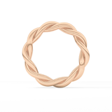 Twisted Shank Wedding Band