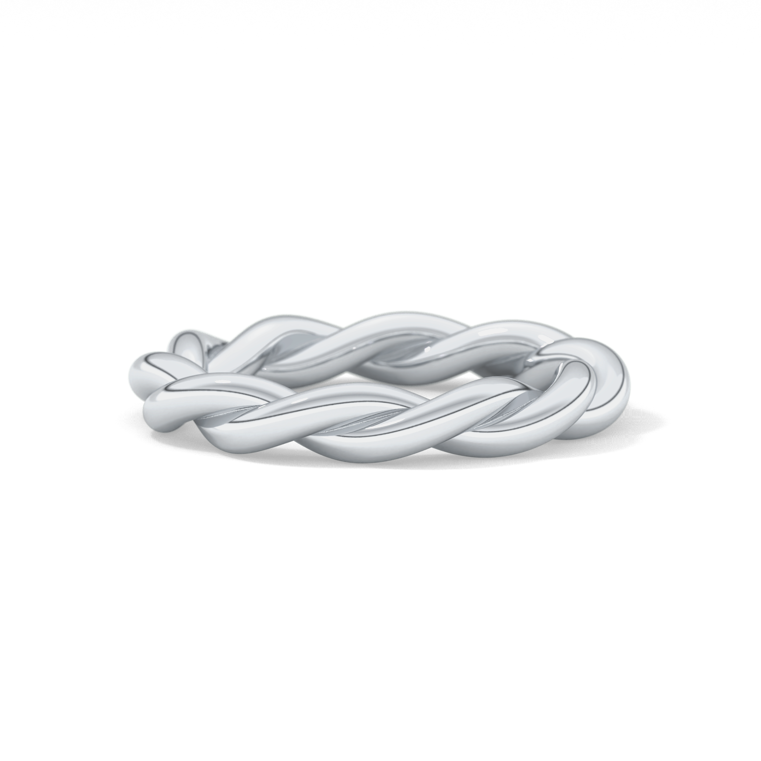 Twisted Shank Wedding Band