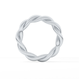 Twisted Shank Wedding Band
