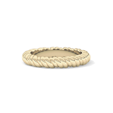 Twisted Shank Wedding Band