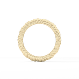 Twisted Shank Wedding Band