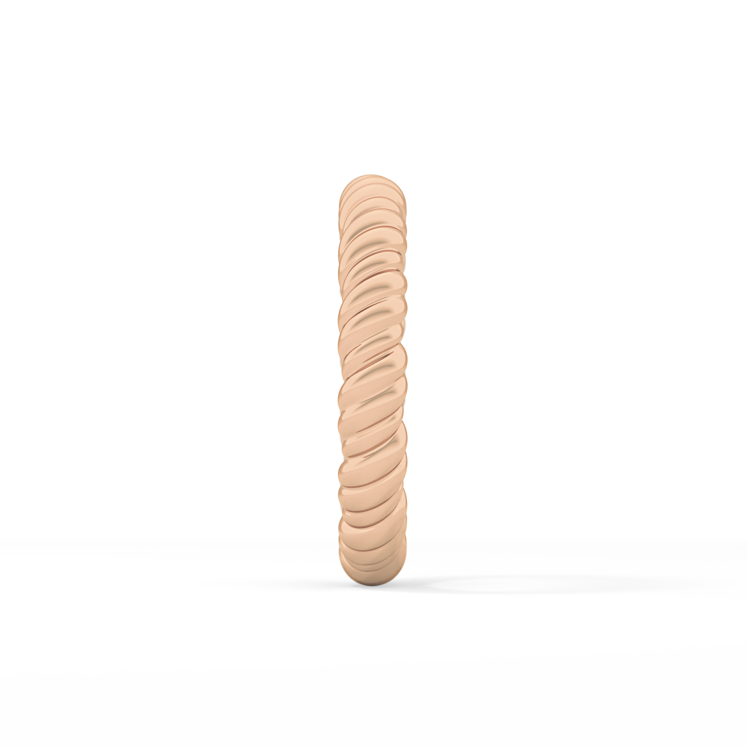 Twisted Shank Wedding Band