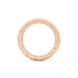 Twisted Shank Wedding Band