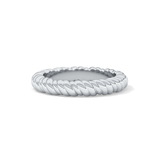 Twisted Shank Wedding Band