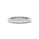 Twisted Shank Wedding Band