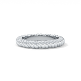 Twisted Shank Wedding Band
