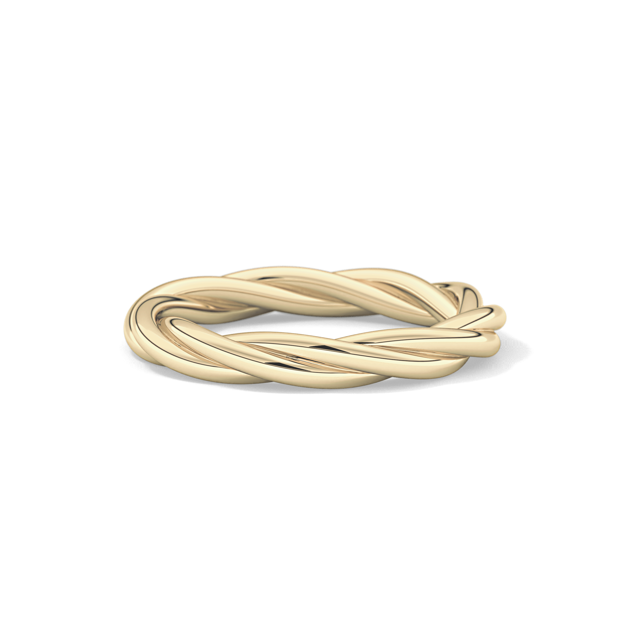 Classic Twisted Shank Wedding Band
