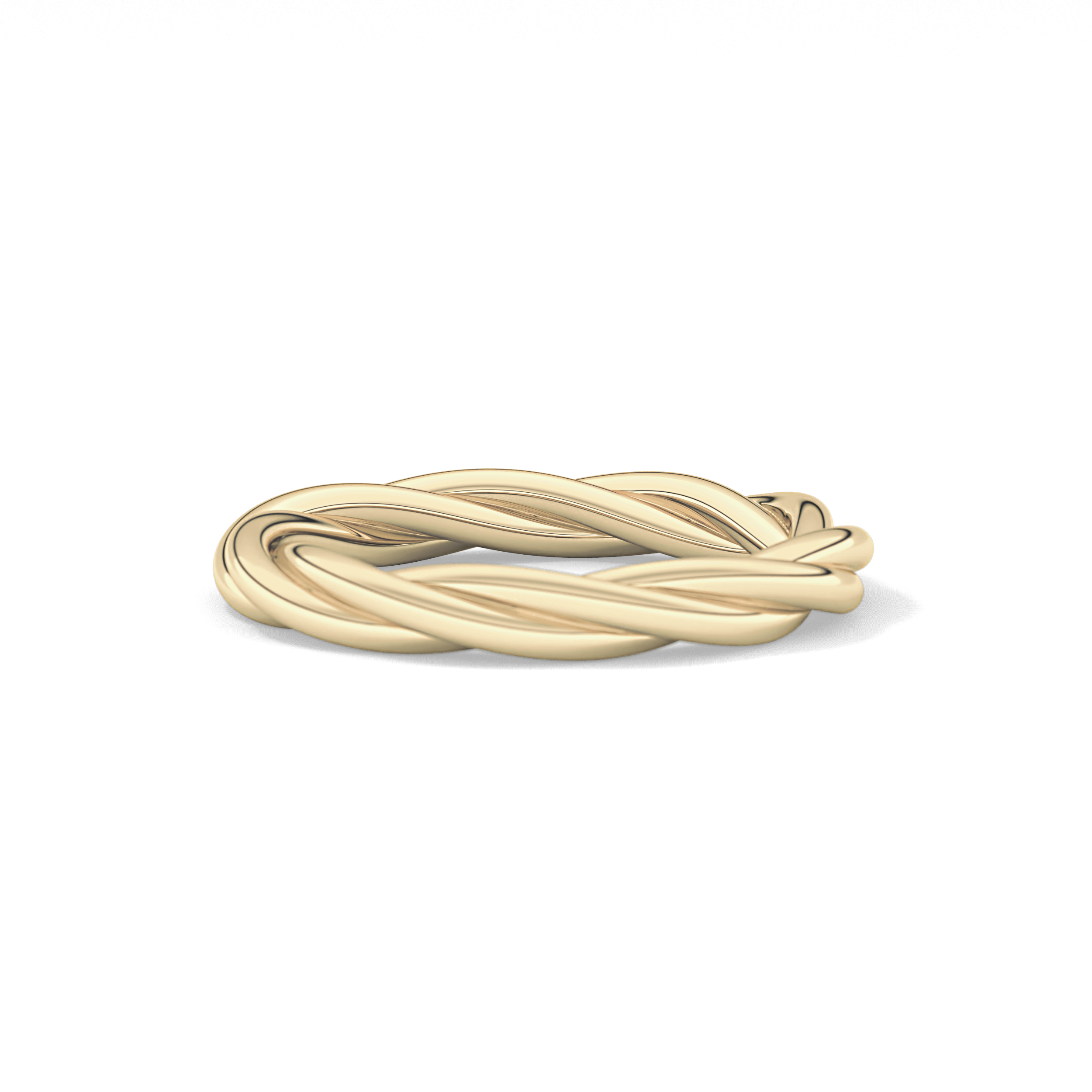 Classic Twisted Shank Wedding Band