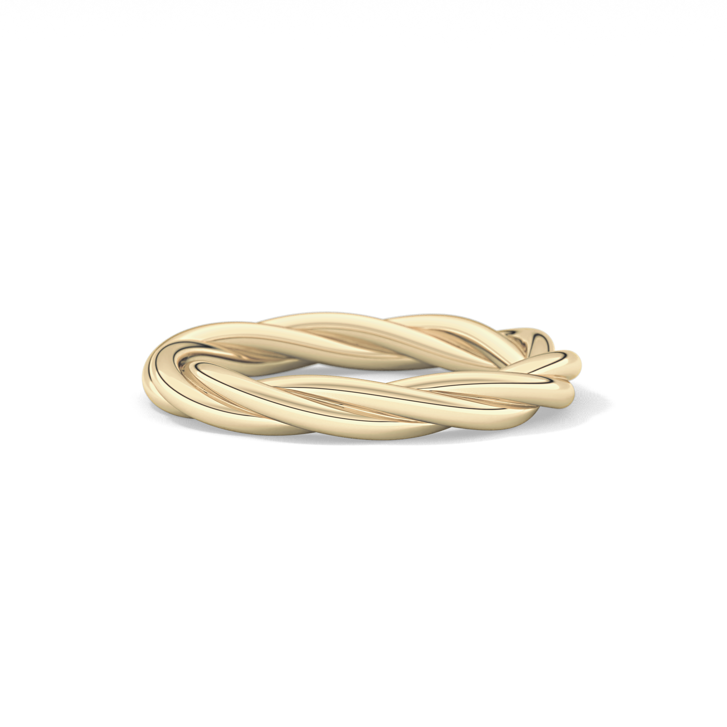 Classic Twisted Shank Wedding Band