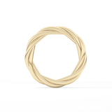 Classic Twisted Shank Wedding Band