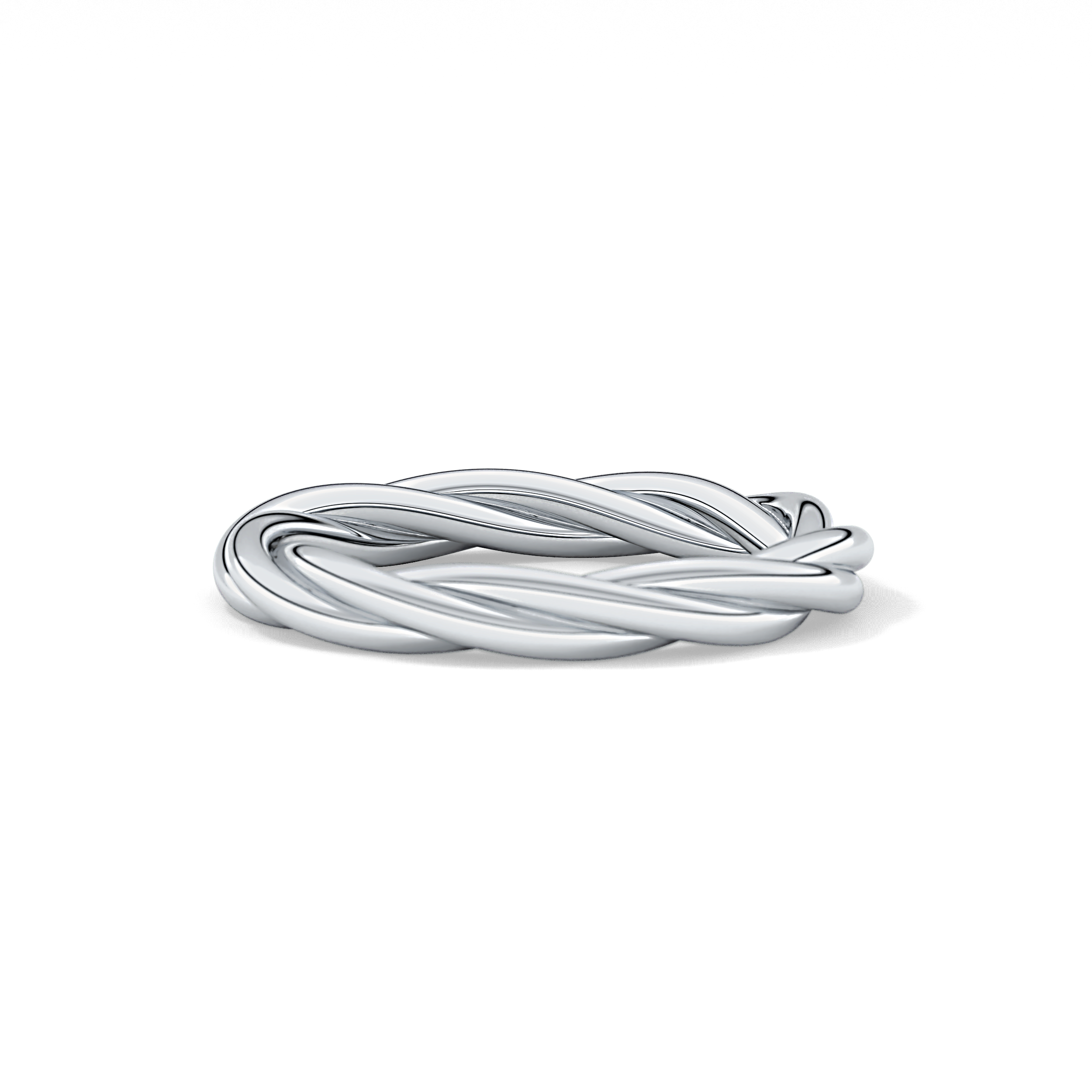 Classic Twisted Shank Wedding Band