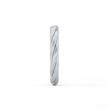 Classic Twisted Shank Wedding Band