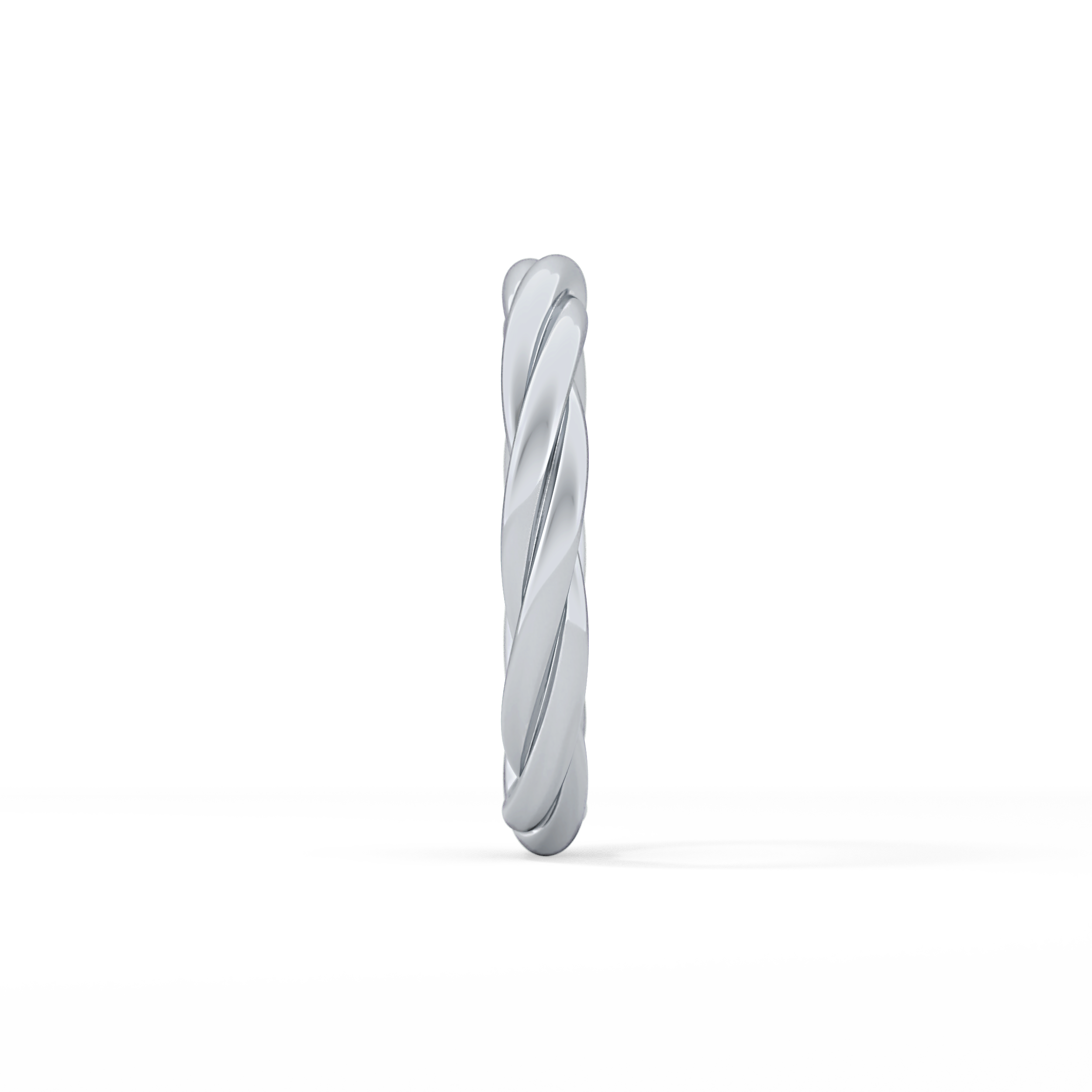Classic Twisted Shank Wedding Band