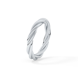 Classic Twisted Shank Wedding Band