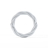 Classic Twisted Shank Wedding Band