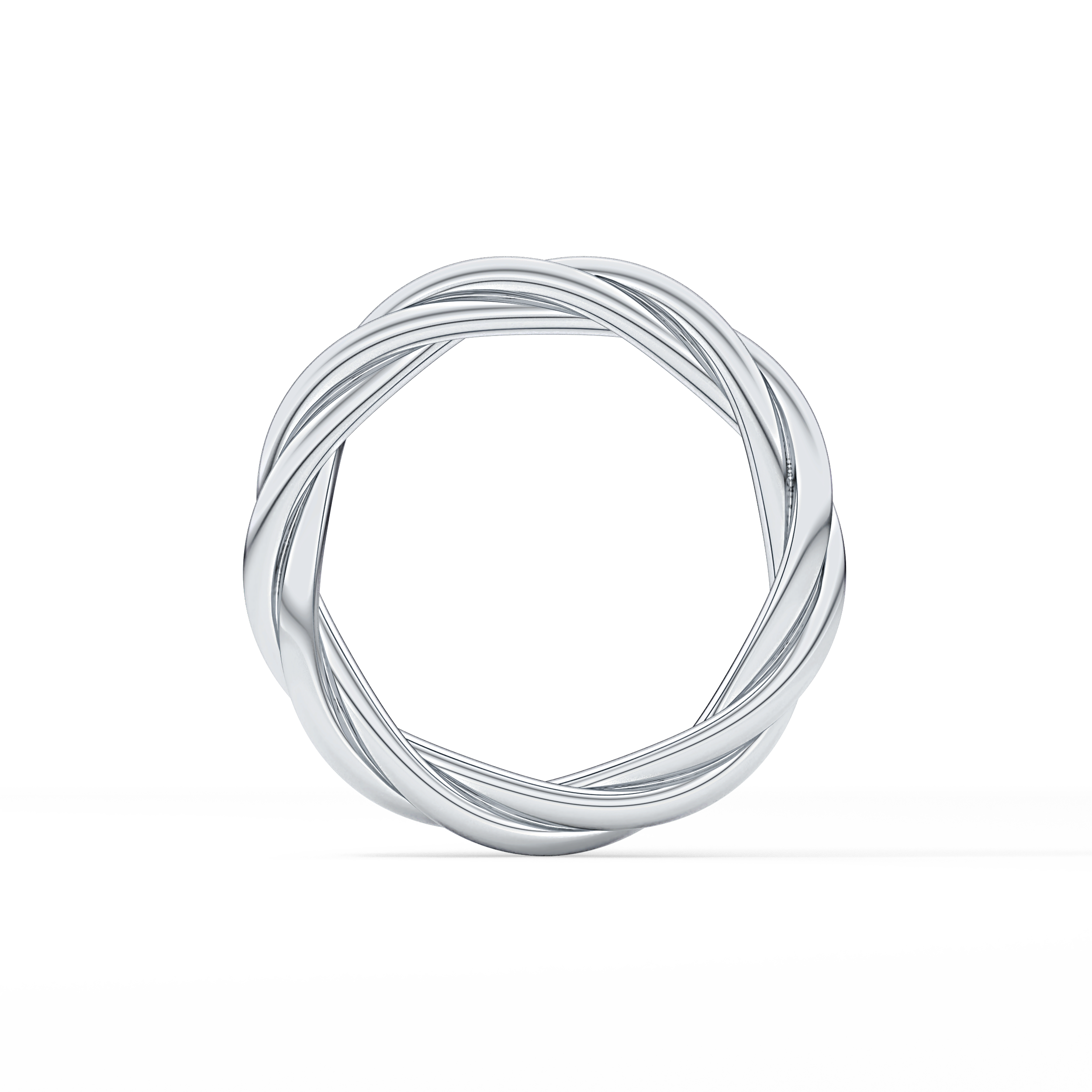 Classic Twisted Shank Wedding Band