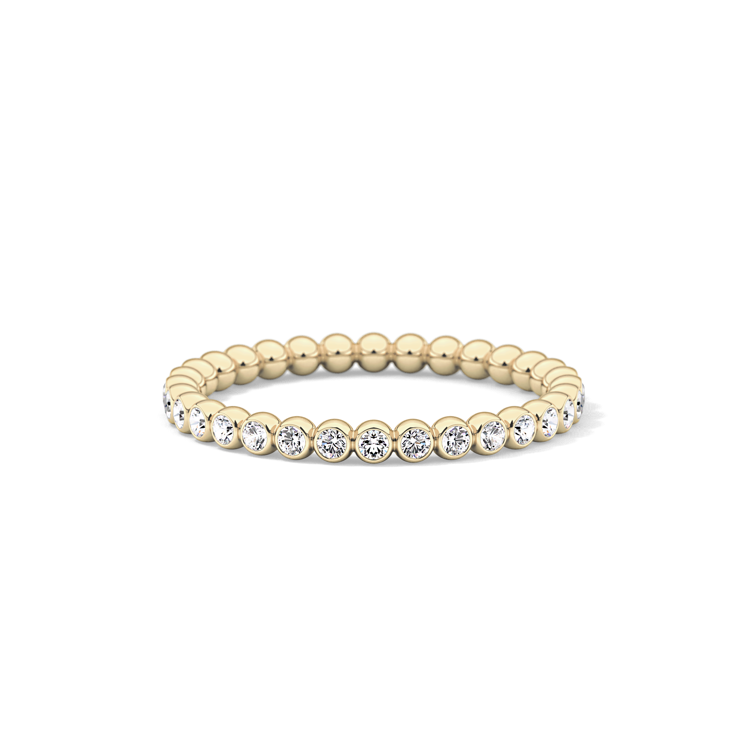 0.7 TCW Round Lab Grown Diamond Wedding Band