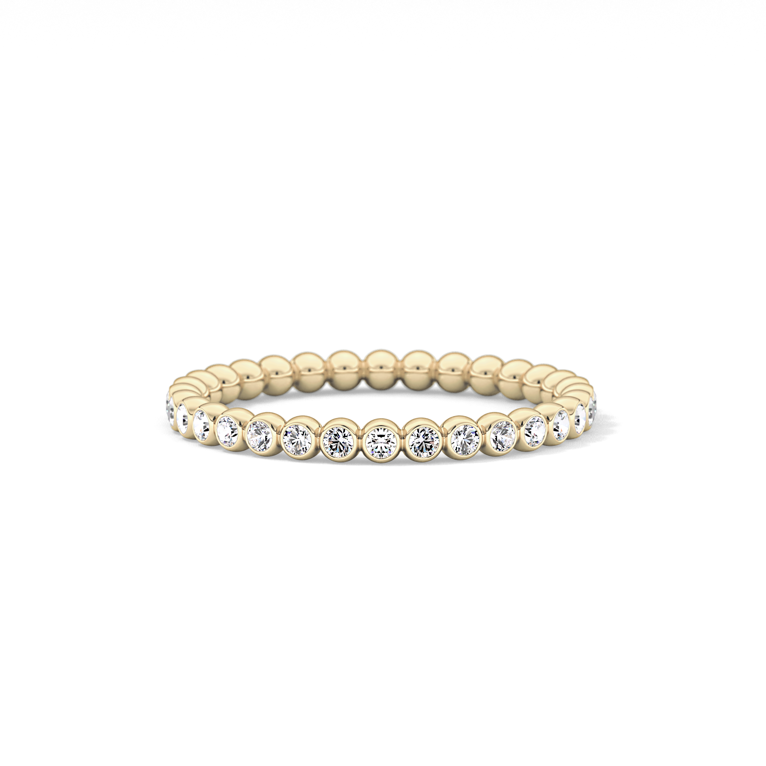 0.7 TCW Round Lab Grown Diamond Wedding Band