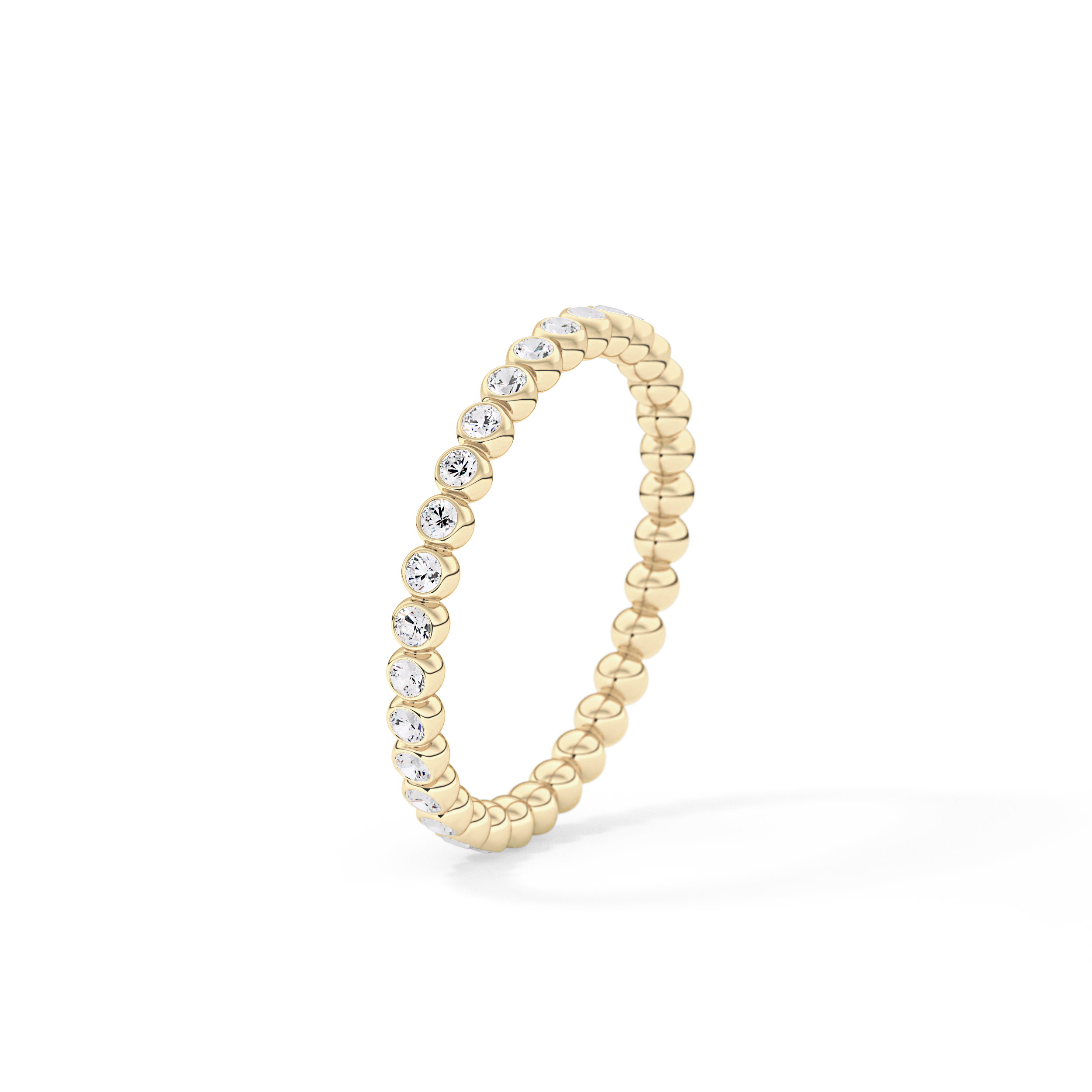 0.7 TCW Round Lab Grown Diamond Wedding Band