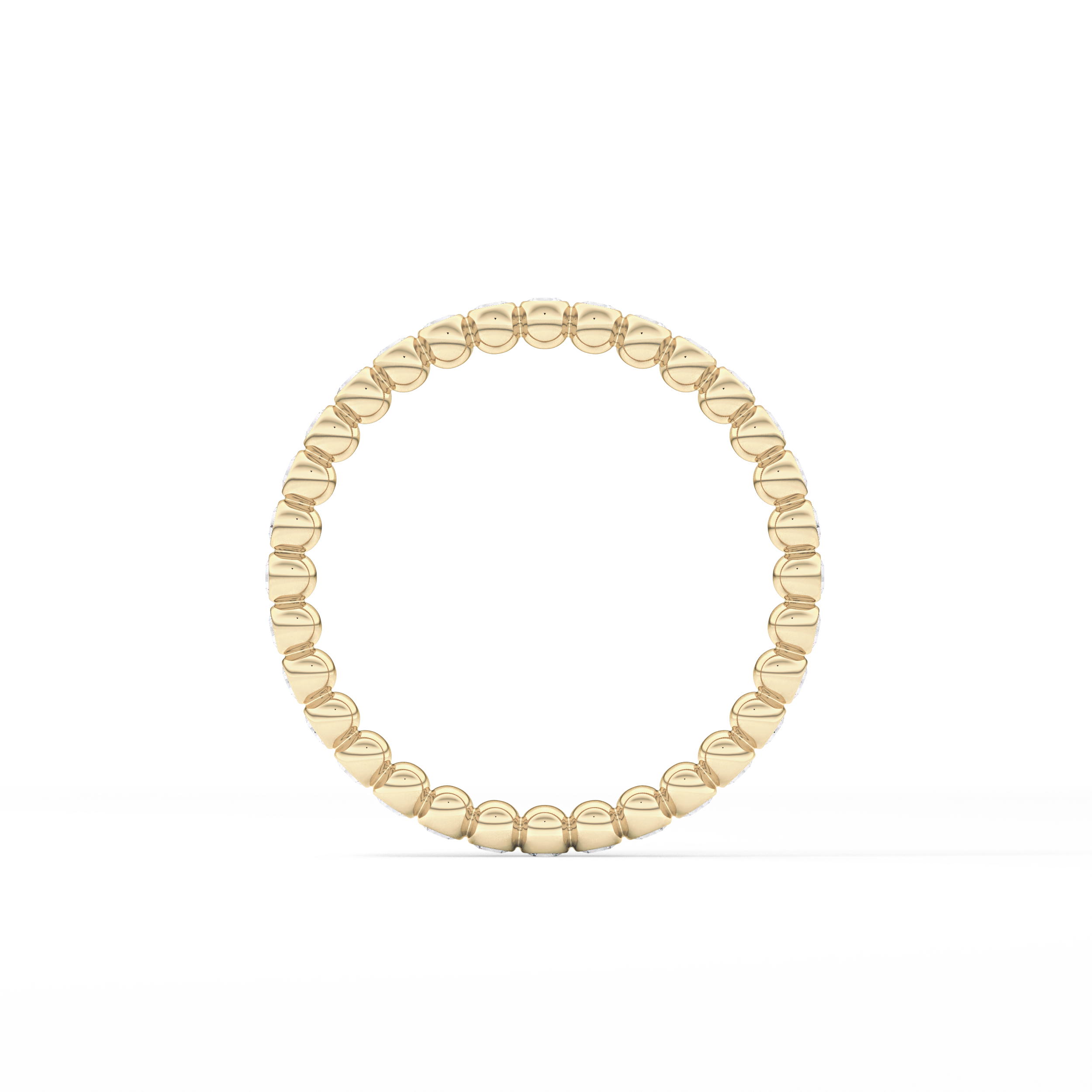 0.7 TCW Round Lab Grown Diamond Wedding Band