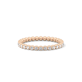 0.7 TCW Round Lab Grown Diamond Wedding Band