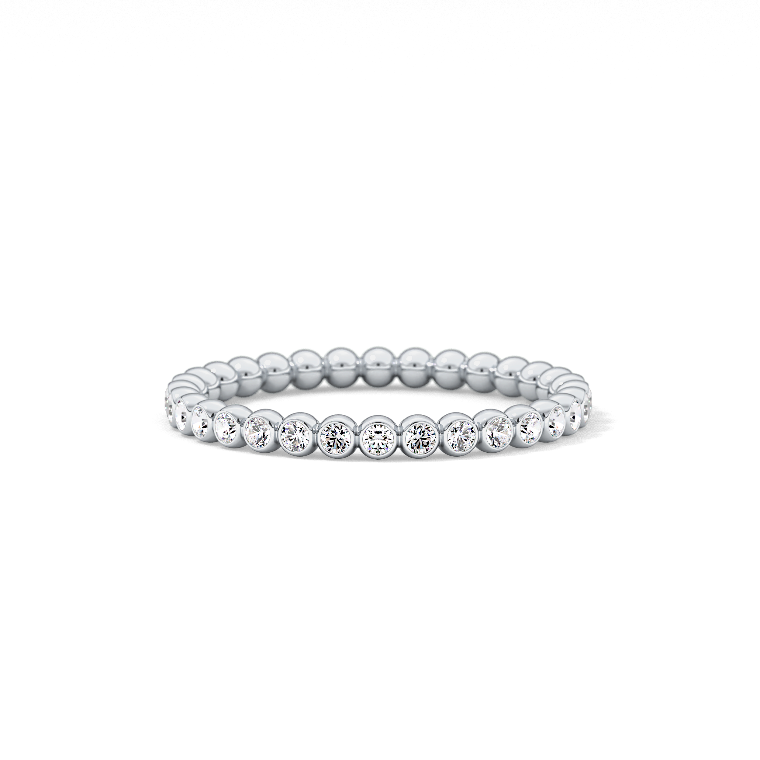 0.7 TCW Round Lab Grown Diamond Wedding Band