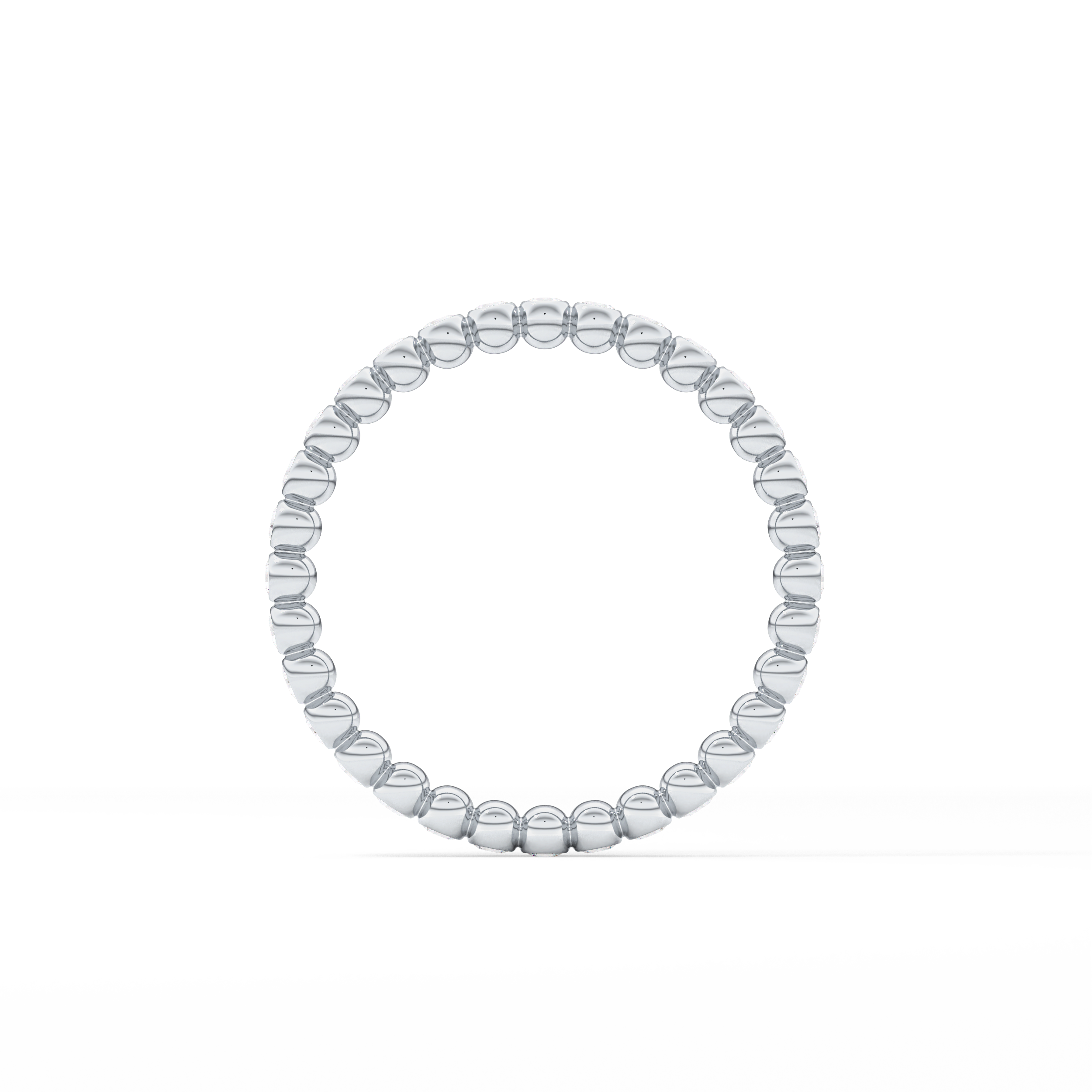 0.7 TCW Round Lab Grown Diamond Wedding Band