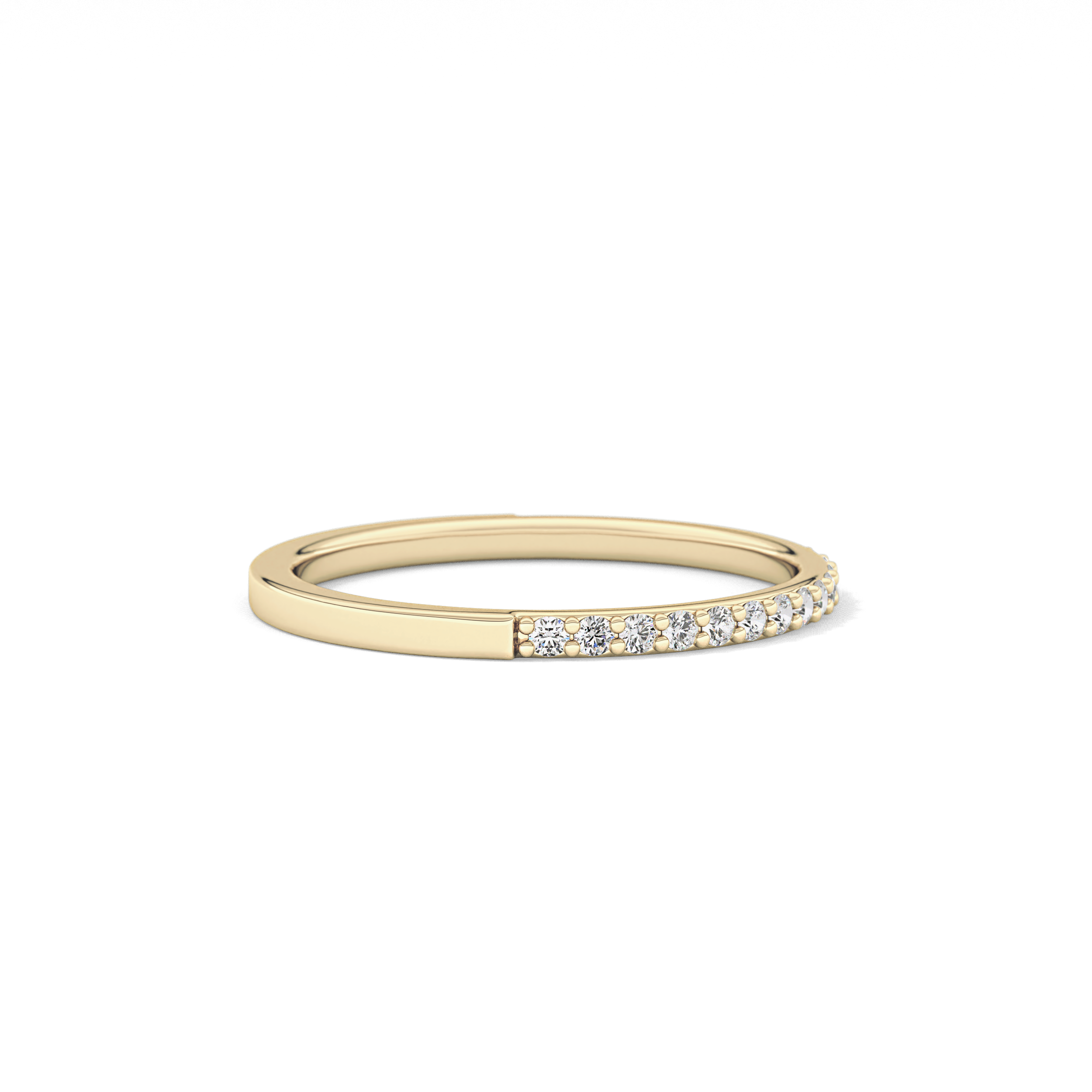 0.18 TCW Round Lab Grown Diamond Wedding Band