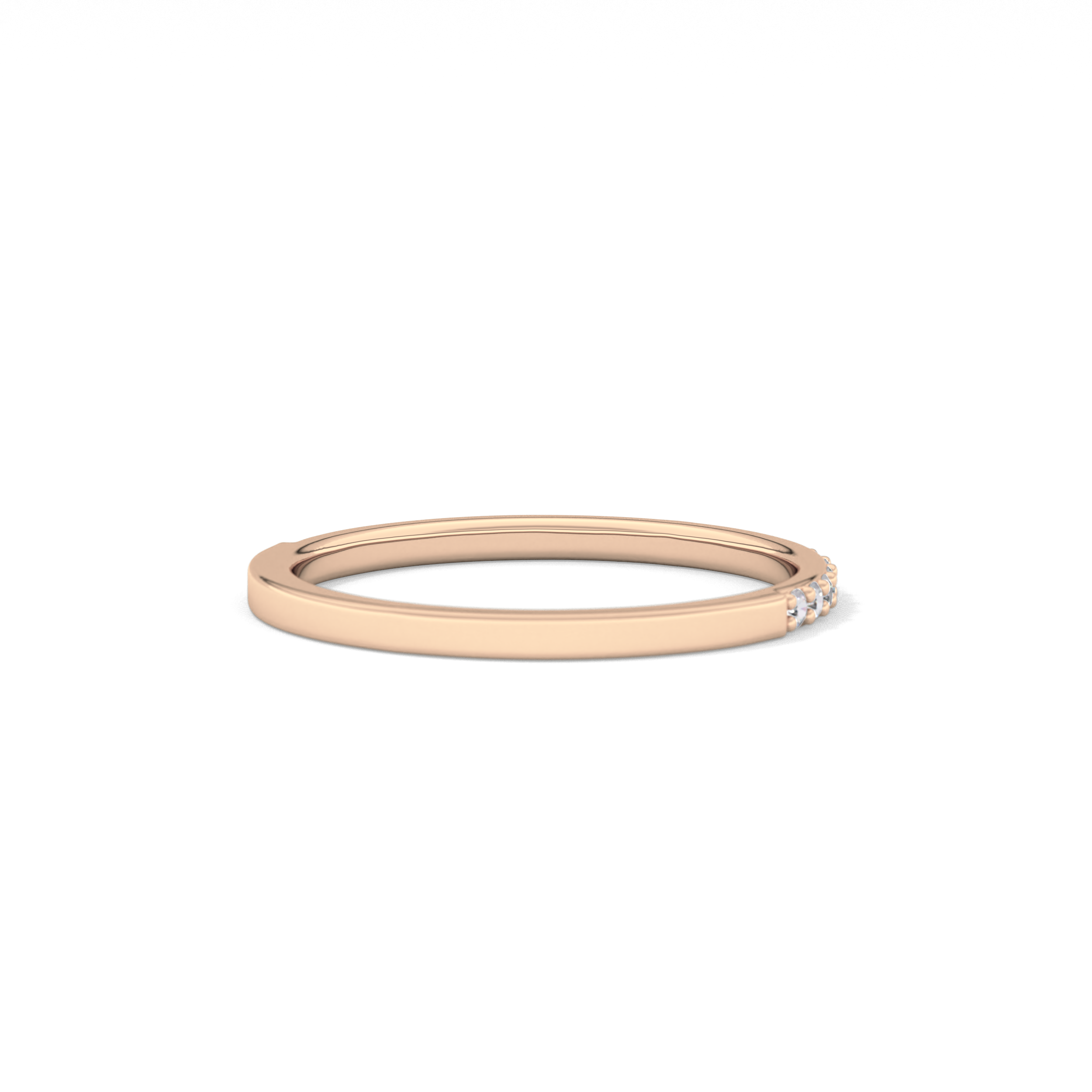 0.18 TCW Round Lab Grown Diamond Wedding Band