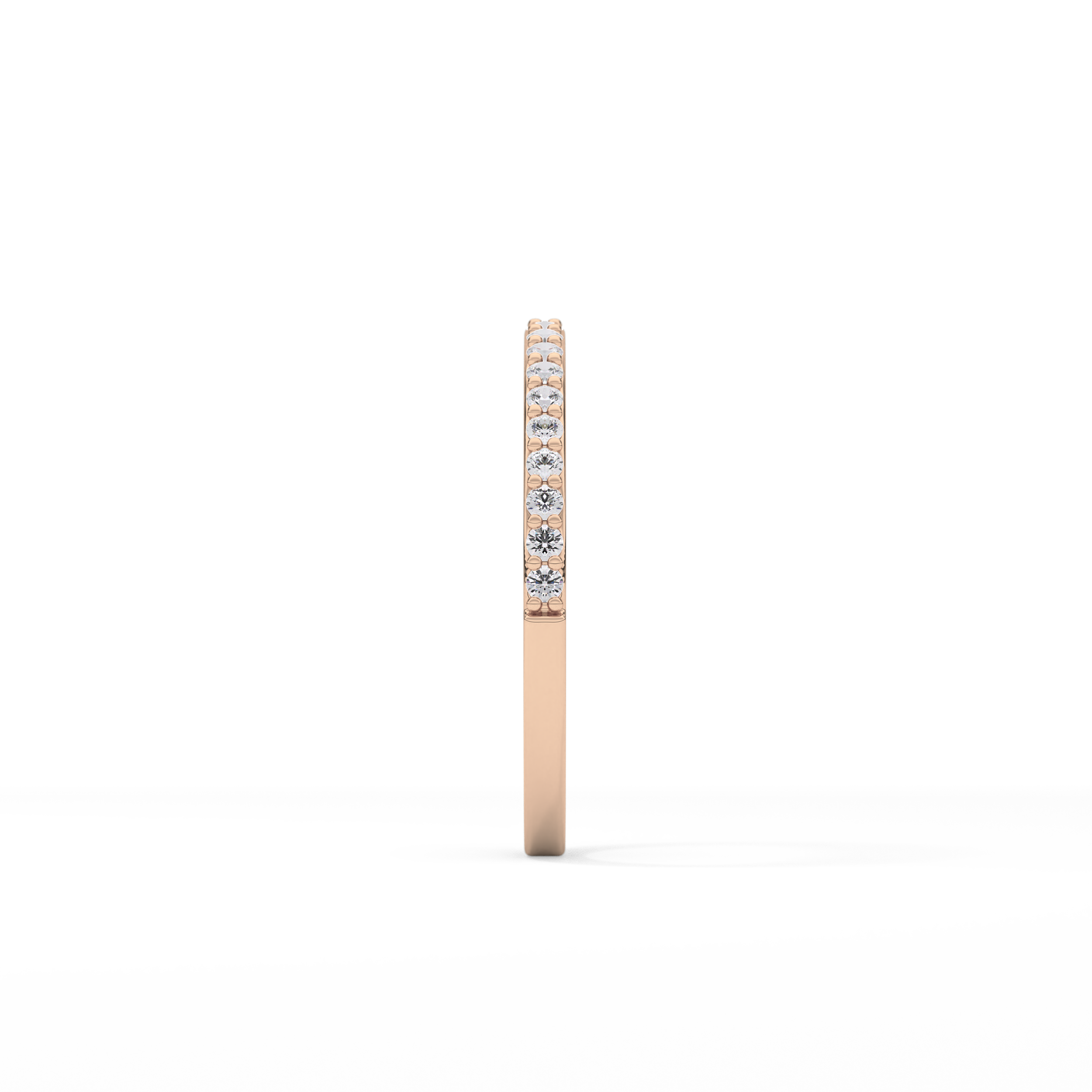 0.18 TCW Round Lab Grown Diamond Wedding Band