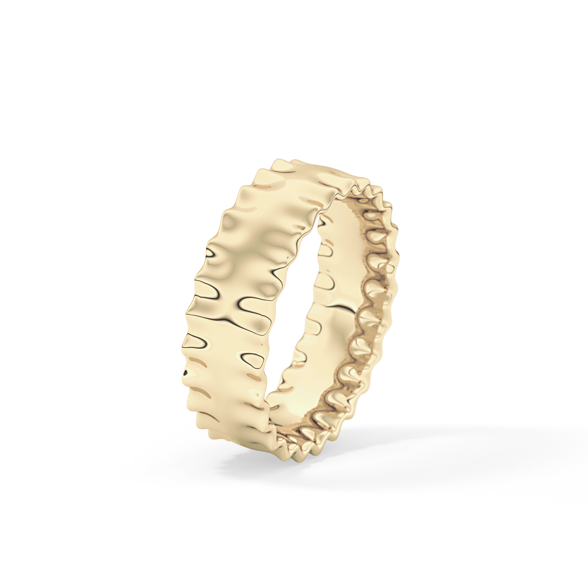 Classic Textured Wedding Band