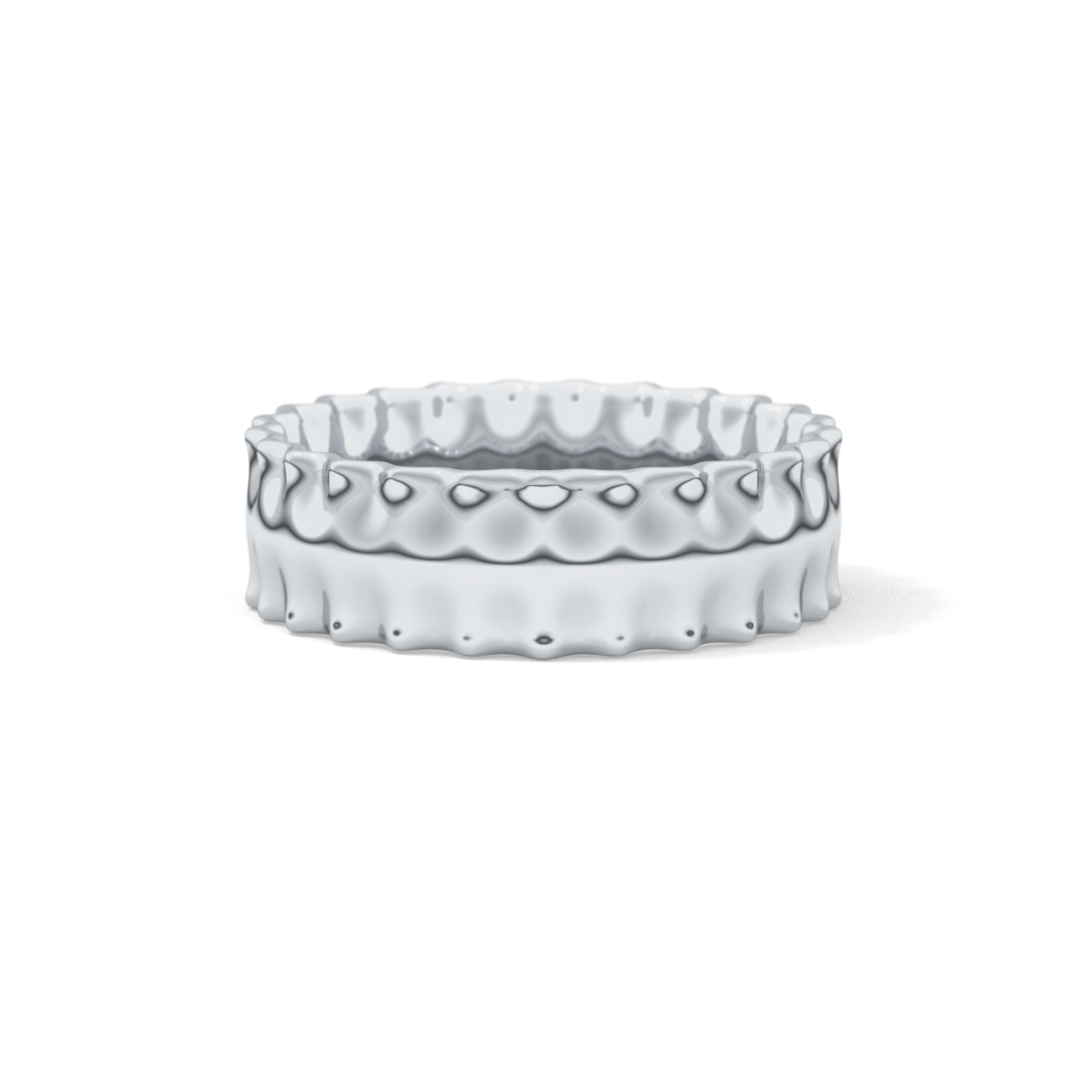 Classic Textured Wedding Band