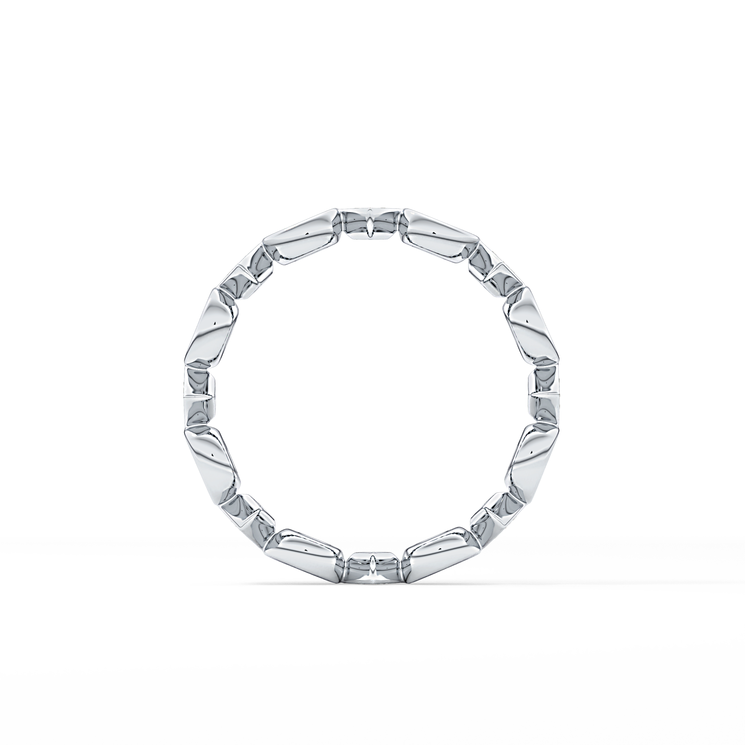 0.72 TCW Oval & Princess Lab Grown Diamond Wedding Band