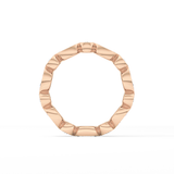 0.98 TCW Round & Marquise  Lab Grown Diamond Wedding Band
