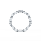 0.98 TCW Round & Marquise  Lab Grown Diamond Wedding Band