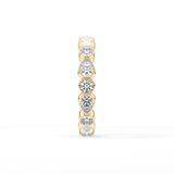 1.28 TCW Round & Pear Lab Grown Diamond Wedding Band