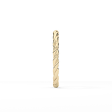Twisted Shank Wedding Band