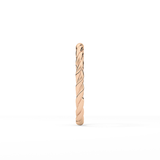 Twisted Shank Wedding Band