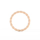 Twisted Shank Wedding Band