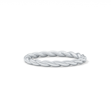 Twisted Shank Wedding Band