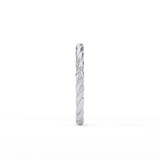 Twisted Shank Wedding Band