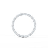 Twisted Shank Wedding Band