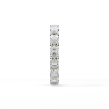 2.25 TCW Oval Lab Grown Diamond Full Eternity Wedding Band