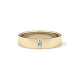 0.1 TCW Baguette  Lab Grown Diamond Wedding Band