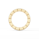 2.25 TCW Asscher Lab Grown Diamond Full Eternity Wedding Band