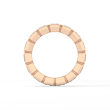 2.25 TCW Asscher Lab Grown Diamond Full Eternity Wedding Band