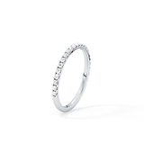 0.18 TCW Round  Lab Grown Diamond Half Eternity Wedding Band