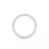 1.08 TCW Baguette Lab Grown Diamond Half Eternity Wedding Band