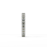 1.08 TCW Baguette Lab Grown Diamond Full Eternity Wedding Band